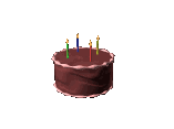 Gif Gâteau d'Anniversaire Qui Tourne