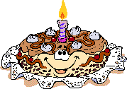 Gif Gâteau d'Anniversaire
