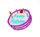 Gif Gâteau Happy Birthday 2