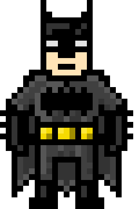 Gif Batman Pixel Art 001