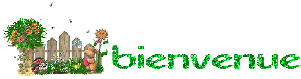 Gif Bienvenue Vert