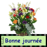 Gif Bonne Journee Bouquet Fleur