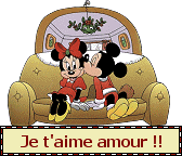 Gif Je T Aime Amour Mickey Minnie