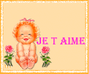 Gif Je t'aime Bébé
