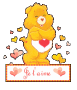 Gif Je t'aime Bisounours