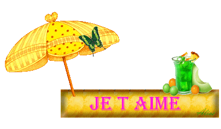 Gif Je t'aime Cocktail