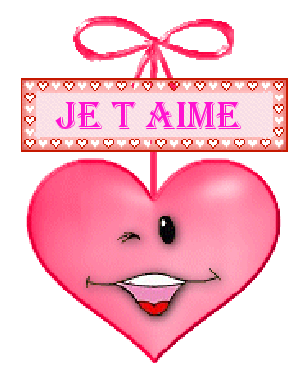 Gif Je t'aime Coeur 2