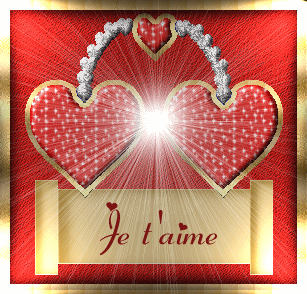 Gif Je t'aime Coeur