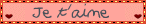 Gif Je t'aime Coeurs