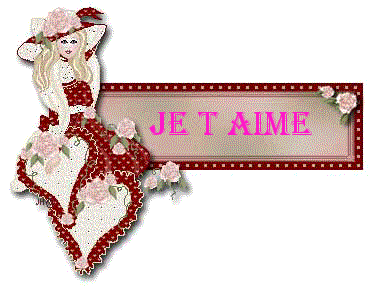 Gif Je t'aime Fille 2