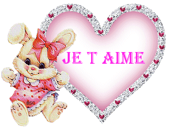 Gif Je t'aime Lapin