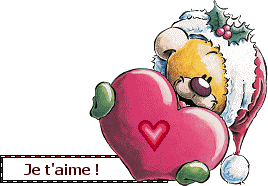 Gif Je t'aime Noël