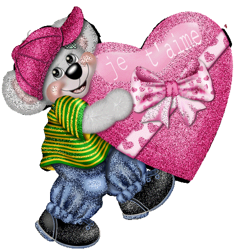 Gif Je t'aime Ourson 3