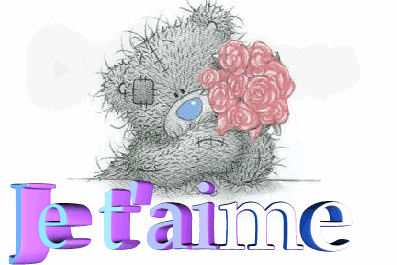 Gif Je t'aime Ourson