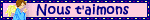 Gif Nous t'aimons Ange