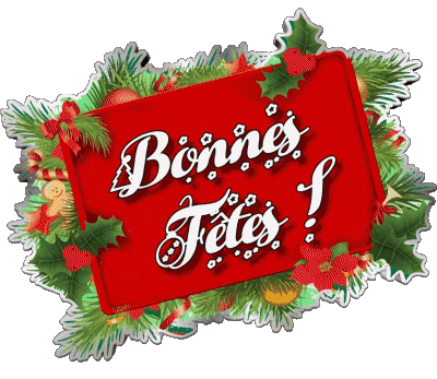 Gif Bonnes Fêtes