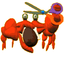 Gif Crabe Avec Des Ciseaux
