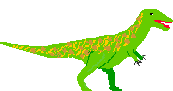 Gif Dinosaure Vert