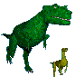 Gif Tyrannosaure Chasse