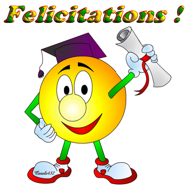 Gif Félicitations Diplôme 001