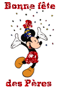 Gif Bonne Fete Des Peres Mickey