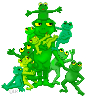 Gif Famille Grenouille 2