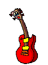 Gif Guitare Electrique Rouge