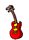 Gif Guitare Electrique Rouge