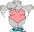 Gif Hippopotame Gym Tonique