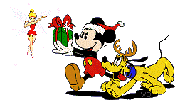 Gif Mickey Et Pluto Noel