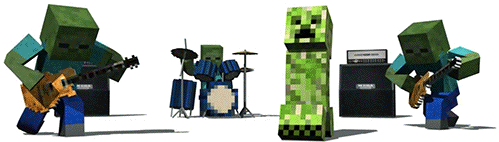 Gif Minecraft Band