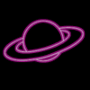 Gif Neon Saturne