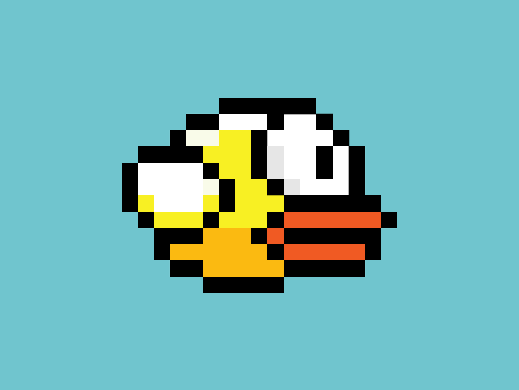 Gif Oiseau Pixel Art