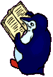 Gif Pingouin Lecteur