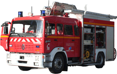 Gif Camion De Pompier 002