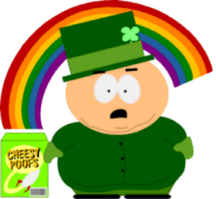 Gif Cartman Saint Patrick