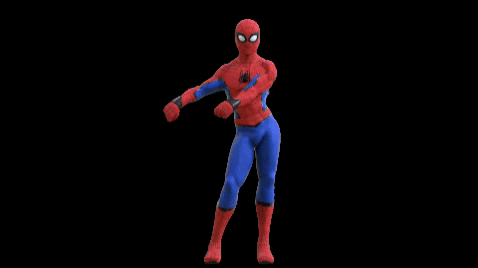 Gif Spider Man Danse