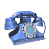 Gif Telephone A Cadran Bleu