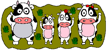 Gif Famille Vache